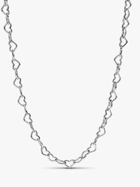 Pandora Linked Hearts Collier Necklace